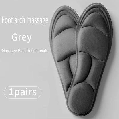 Pink memory-foam insoles for plantar fasciitis and standing-all-day fatigue