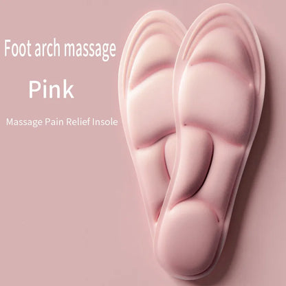 CloudStep insoles 3-zone anatomical design — heel cup, arch lift, metatarsal pad
